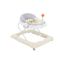 Netto Marken-Discount Kikkaboo Lauflernhilfe Misty klappbar 3-fach höhenverstellbar Musik Spielcenter beige/braun Angebot