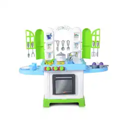 Netto Marken-Discount Polesie Kinderküche 75 cm Natura 43412 Spülbecken Ablage Geschirr Küchengeräte weiß Angebot
