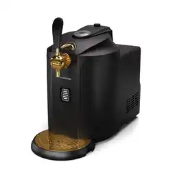 Netto Marken-Discount Beerkules Bierzapfanlage 5l Fässer Kompressor 120W Cooling: 4h Schwarz/Antik-Gold-Metallic Angebot