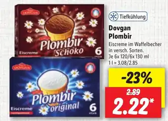 Lidl Dovgan Plombir 6x120/6x130ml Angebot