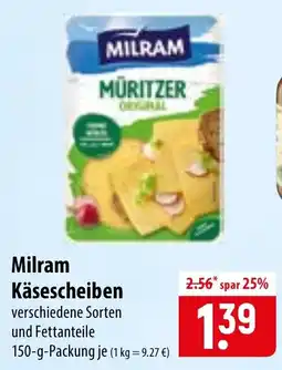 Famila Nord Ost Milram Käsescheiben Angebot