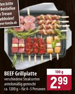 Famila Nord Ost BEEF Grillplatte Angebot