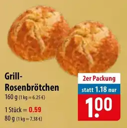 Famila Nord Ost Grill-Rosenbrötchen Angebot