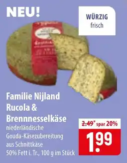 Famila Nord Ost Familie Nijland Rucola & Brennnesselkäse Angebot