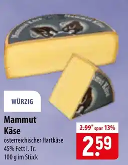 Famila Nord Ost Mammut Käse Angebot