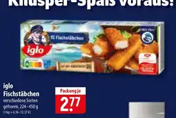 Famila Nord Ost iglo Fischstäbchen Angebot