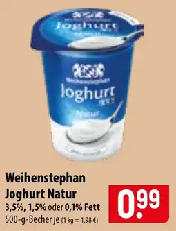 Famila Nord Ost Weihenstephan Joghurt Natur Angebot