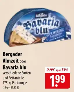 Famila Nord Ost Bergader Almzeit oder Bavaria blu Angebot