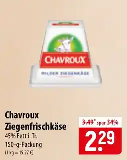 Famila Nord Ost Chavroux Ziegenfrischkäse Angebot