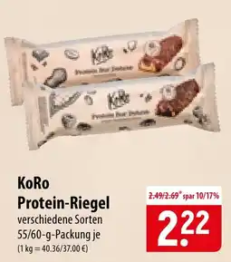 Famila Nord Ost KoRo Protein-Riegel Angebot