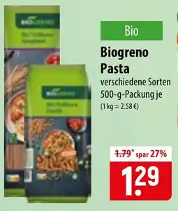 Famila Nord Ost Biogreno Pasta Angebot