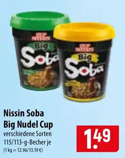 Famila Nord Ost Nissin Soba Big Nudel Cup Angebot