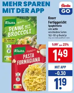 Famila Nord Ost Knorr Fertiggericht Spaghettiera Angebot
