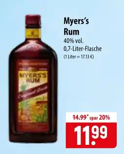 Famila Nord Ost Myers's Rum Angebot