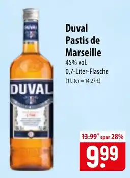 Famila Nord Ost Duval Pastis de Marseille Angebot