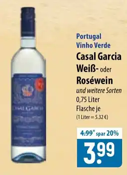 Famila Nord Ost Casal Garcia Weiß- oder Roséwein Angebot