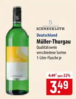 Famila Nord Ost SCHNEEKLOTH Müller-Thurgau Angebot