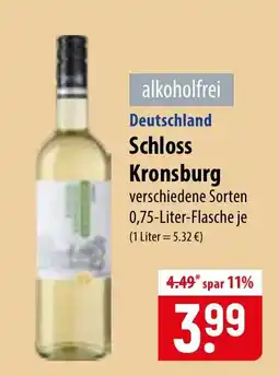 Famila Nord Ost Schloss Kronsburg Angebot