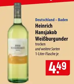 Famila Nord Ost Heinrich Hansjakob Weißburgunder Angebot