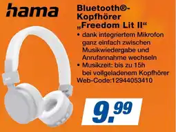 Famila Nord Ost hama Bluetooth®-Kopfhörer „Freedom Lit II“ Angebot