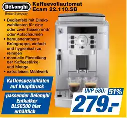 Famila Nord Ost DeLonghi Kaffeevollautomat Ecam 22.110.SB Angebot