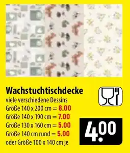 Famila Nord Ost Wachstuchtischdecke Angebot