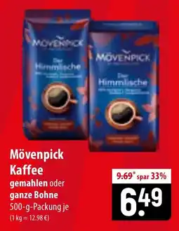 Famila Nord Ost Mövenpick Kaffee Angebot