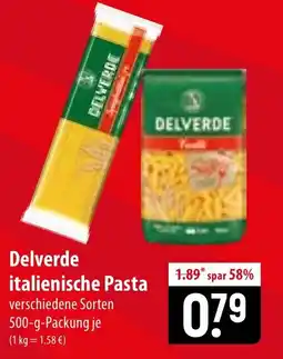 Famila Nord Ost Delverde italienische Pasta Angebot