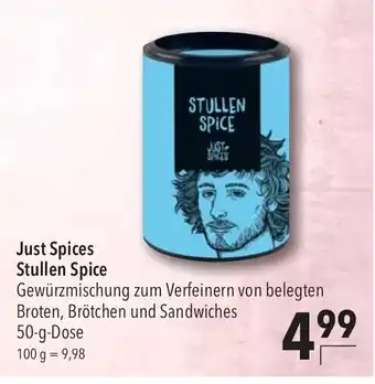 CITTI Markt Just Spices Stullen Spice Angebot