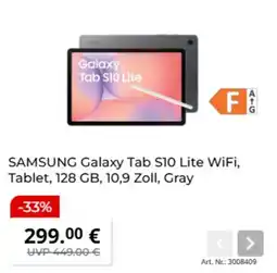 MediaMarkt SAMSUNG Galaxy Tab S10 Lite WiFi Angebot