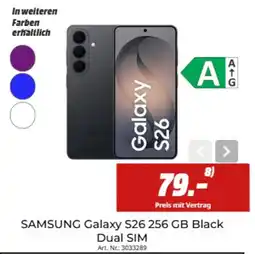 MediaMarkt SAMSUNG Galaxy S26 256 GB Black Dual SIM Angebot