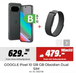 MediaMarkt GOOGLE Pixel 10 128 GB Obsidian Dual SIM Angebot
