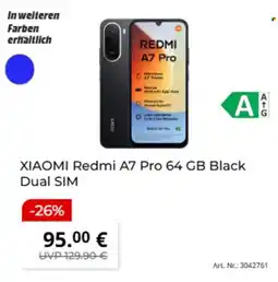 MediaMarkt XIAOMI Redmi A7 Pro 64 GB Black Dual SIM Angebot