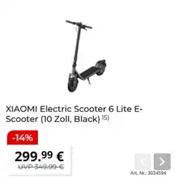 MediaMarkt XIAOMI Electric Scooter 6 Lite E-Scooter Angebot