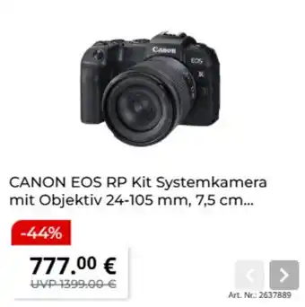 MediaMarkt CANON EOS RP Kit Systemkamera Angebot