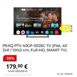MediaMarkt PEAQ PTV 40GF-5026C TV Angebot