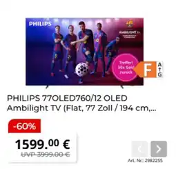 MediaMarkt PHILIPS 77OLED760/12 OLED Ambilight TV Angebot