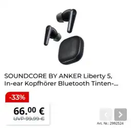 MediaMarkt SOUNDCORE BY ANKER Liberty 5, In-ear Kopfhörer Bluetooth Tinten-... Angebot