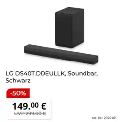 MediaMarkt LG DS40T.DDEULLK, Soundbar, Schwarz Angebot