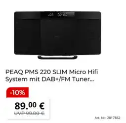 MediaMarkt PEAQ PMS 220 SLIM Micro Hifi System Angebot