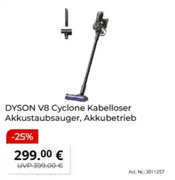 MediaMarkt DYSON V8 Cyclone Kabelloser Akkustaubsauger Angebot