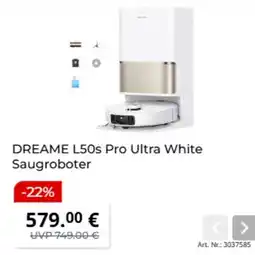 MediaMarkt DREAME L50s Pro Ultra White Saugroboter Angebot