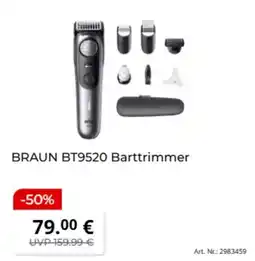 MediaMarkt BRAUN BT9520 Barttrimmer Angebot