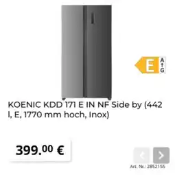 MediaMarkt KOENIC KDD 171 E IN NF Side by Angebot