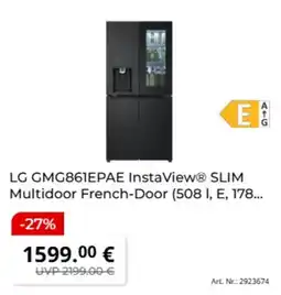 MediaMarkt LG GMG861EPAE InstaView® SLIM Multidoor French-Door Angebot