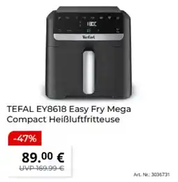 MediaMarkt TEFAL EY8618 Easy Fry Mega Compact Heißluftfritteuse Angebot