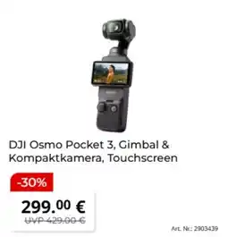 MediaMarkt DJI Osmo Pocket 3, Gimbal & Kompaktkamera, Touchscreen Angebot