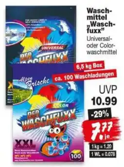 Repo Markt Waschmittel "WaschfuXX" Angebot