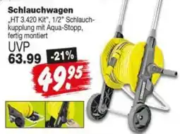 Repo Markt Schlauchwagen "HT 3.420 Kit", 1/2" Schlauch-kupplung mit Aqua-Stopp, fertig montiert Angebot