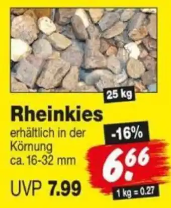 Repo Markt Rheinkies Angebot